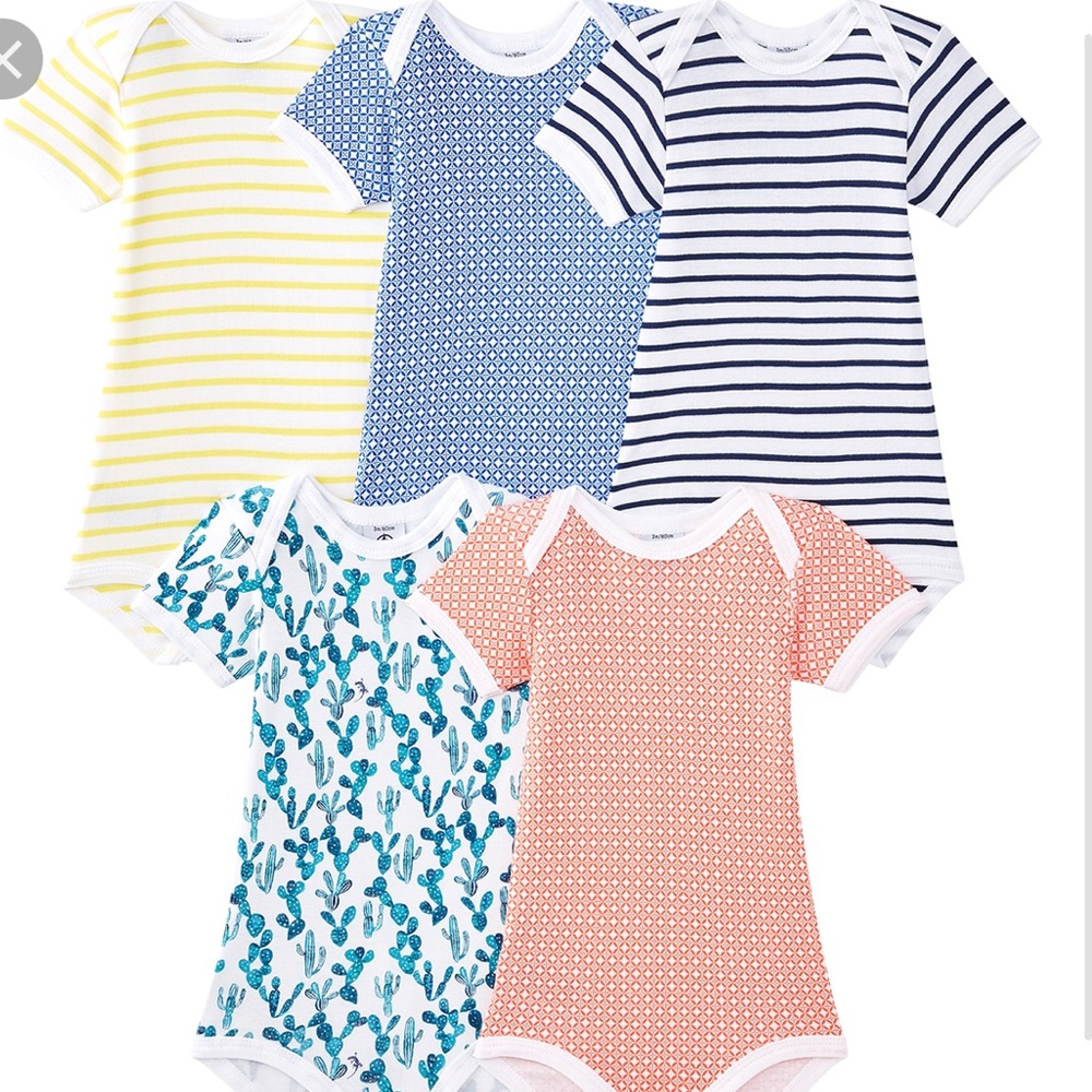 5 Petit Bateau bodies 6 months